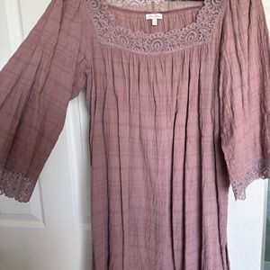 Gorgeous dusty pink tunic